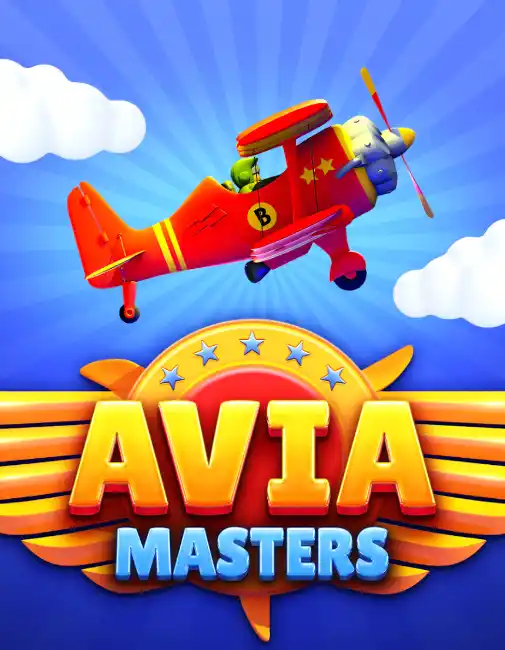 Logotipo y aviĂłn de Aviamasters de BGaming.